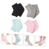 FOMIYES Heel Socks Moisturizing Gel 4 Pairs Dry Feet Socks