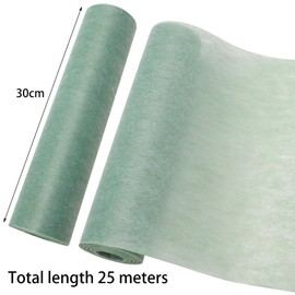 Gohytal Non-Woven Table Runner Eucalyptus Green, 25 m x 30 cm Green Table Runner Roll Decorative Table Runner Birthday Decoration Table Runner Paper Roll for Weddings Communions Christenings