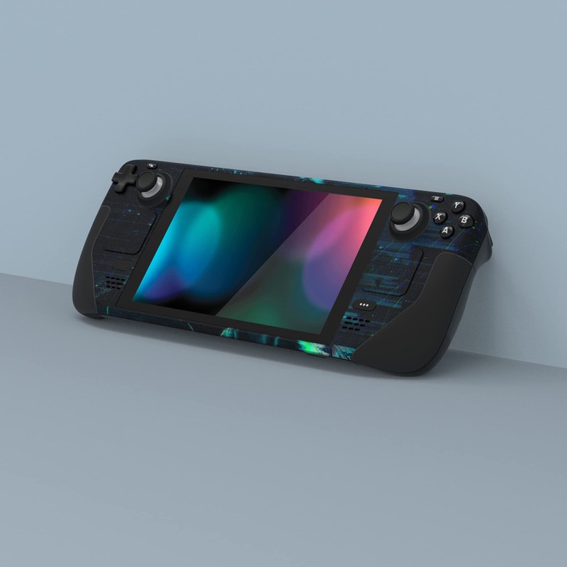 PlayVital Full Set Protective Skin Decal for Steam Deck LCD,