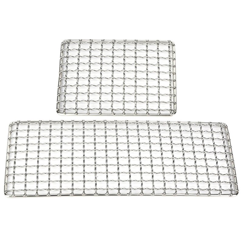 Outdoor Camping Multifunction Stainless Steel Barbecue Wire Mesh BBQ Grill