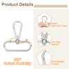 sourcing map 5Pcs Swivel Clasp Hooks, Swivel Purse Clips, 1.5"