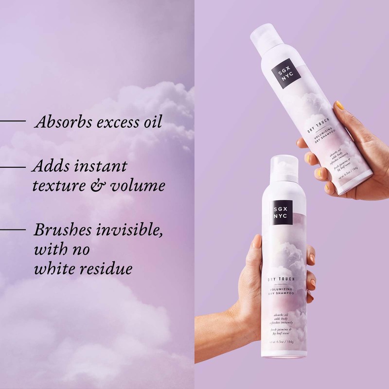 SGX NYC Dry Touch Volumizing Dry Shampoo - Paraben Free,