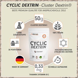 Cluster Dextrin® 1 kg: Highly Branched Cyclic Dextrin – Premium Energy & Recovery Carbs