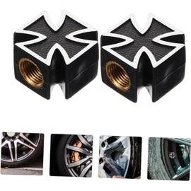 GANAZONO 4 Piezas Tapones de Válvula de Neumático Decorativos de Protección Eficaz y Instalación Accesorios de Automóviles Resistentes y Duraderos