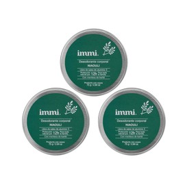 IMMI - Desodorante natural Niaouli (Pack 3 piezas 75 gr)