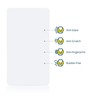 BROTECT Anti-Glare Screen Protector Compatible with Volkswagen Polo 2022 Digital