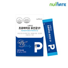 Newmate Probiotic 19 Types, 30 Packets, 1 Box / 뉴메이트 프로바이오 유산균 19종 30포 1박스