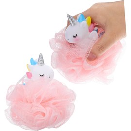 Esponja de baño unicornio para niñas Ipetboom (2 piezas)