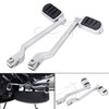 Pair Heel Toe Shift Levers with Shifter Pegs For Harley