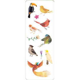 Birds Sticker Set (6 Different Sheets of Stickers!), 2 1/2 x 7 1/8