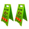 Slow Kids and Pets at Play Sign,16.9" Height,Children and Pets