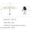OAICIA Umbrella, Stormproof, Small Pocket Umbrella, Windproof, UV Protection, Ultralight