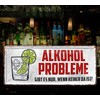schilderkreis24 Tin Sign Funny Gin Tonic Saying "Alkohol Probleme gibt