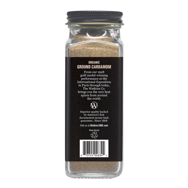 Watkin's Organic Ground Cardamom, 2.0 oz