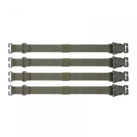 MiOYOOW 4PCS Tactical Rush Tier System, Portable Molle Backpack Straps Accessories for Outdoor Camping Hiking Mountaineering