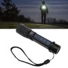 LED Flashlight Zoomable 3 Light Modes USB Or Solar Charge