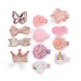 BIANHUAN Baby Hair Clip Baby Hairpin Girls Kids Hair Accessory Bangs Clip Set of 10 Hair Accessory Hair Holder Cute Fashionable Birthday Present
