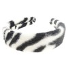 Ladies Wide Animal Zebra Tiger Print Soft Faux Fur Fabric