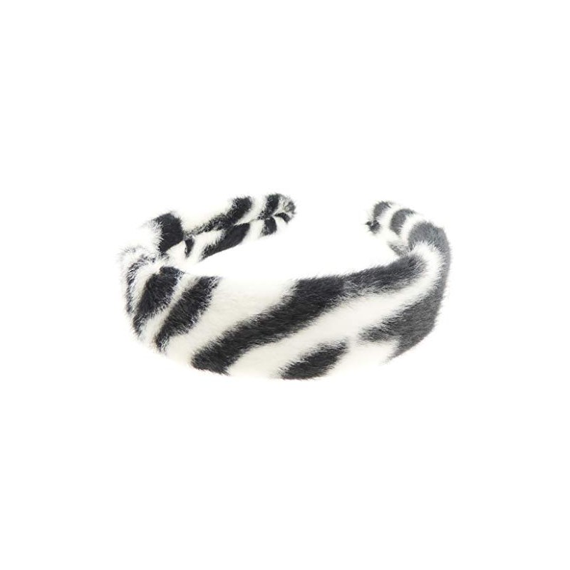 Ladies Wide Animal Zebra Tiger Print Soft Faux Fur Fabric