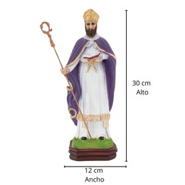 StealStreet San Cipriani Holy Figurine Religious Statue Decor, 12"