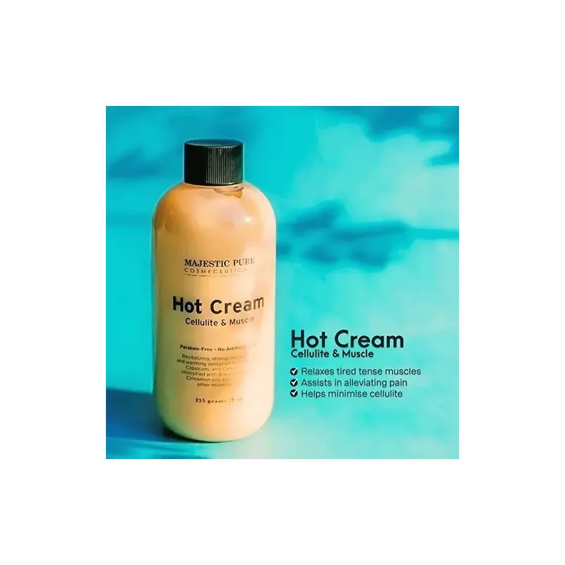 Crema Anti Celulitis Natural Orgánica Majestic Pure