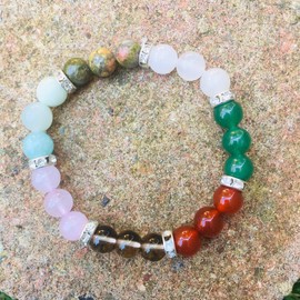 Fertility Bracelet IVF Pregnancy Gift Fertility Crystals, Healing Crystals, Gemstone Bracelet IVF Crystal bracelet Hormone Balance