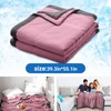 Winuoyang Cooling Blanket for Night Sweats, Breathable Lightweight Blanket for