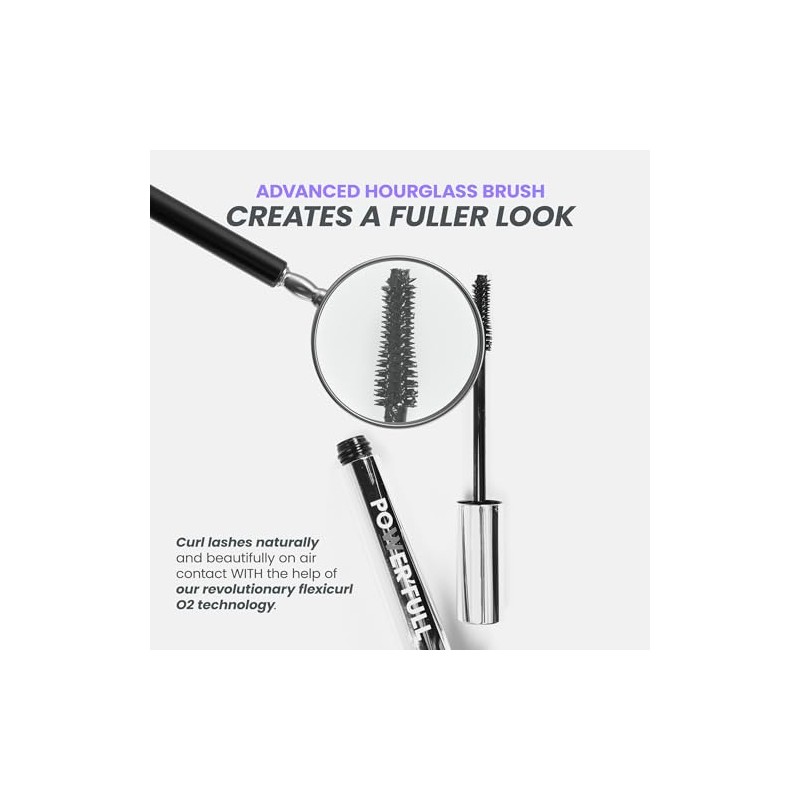 Wonderskin Power'full Mascara - Black Mascara for Length & Volume