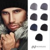 Neverless® Mens Cool Knitted Fleece Lined Winter Hat, 2021 Light