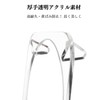Juckier Mac Mini M4 Stand Acrylic Transparent Desktop Holder for