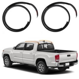 Roof Drip Molding Weatherstrip Compatible with 2005-2015 Toyota Tacoma Double Cab, Car Roof Moulding Trim Seal Kits Left & Right Side, OEM Replace# 75551-04062, 75551-04061, 75551-04060 (2Pcs/Set)
