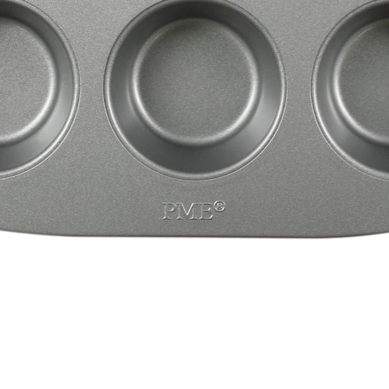 PME CSB110 Carbon Steel Non-Stick 12 Cup Muffin Pan ,