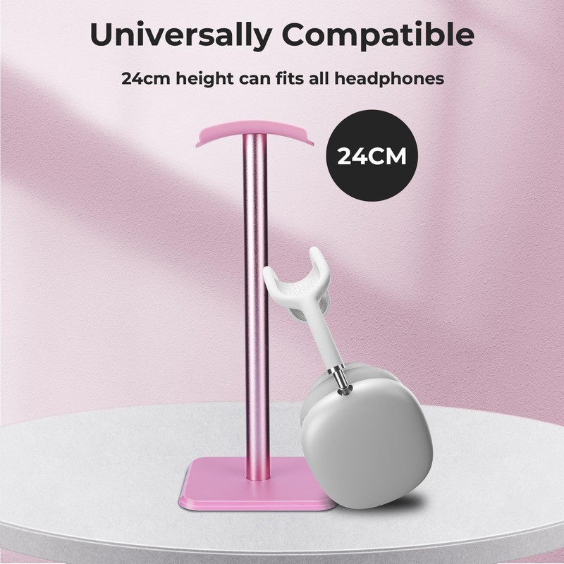 Alyvisun Headphones Stand [Weighted Base & Taller Height] Headset Holder