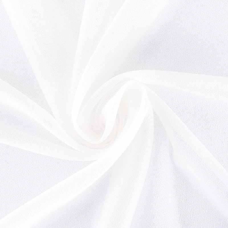 Santaben White Arch Draping Fabric Mother's Day Elegant 2 Panels