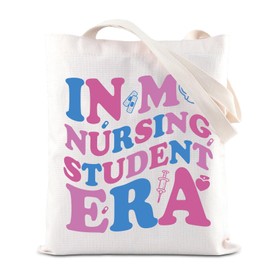 Nurse Gift In My Nursing Student Era Tote Bag Nursing Students Shoulder Bag Nurse Practitioner Gifts (Nursing Student C)