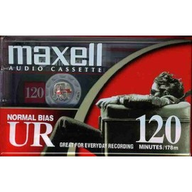 Maxell 108010 UR 120 Minute Normal Bias Audio Tape