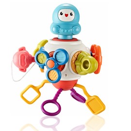 Montessori Sensory Toys for Toddlers Travel Activities Sorting Busy Board Cube Baby Gifts for Infant Boys Girls - Airplane Plane Car Travel Toys Montessori STEM Educational Learning Baby Toys