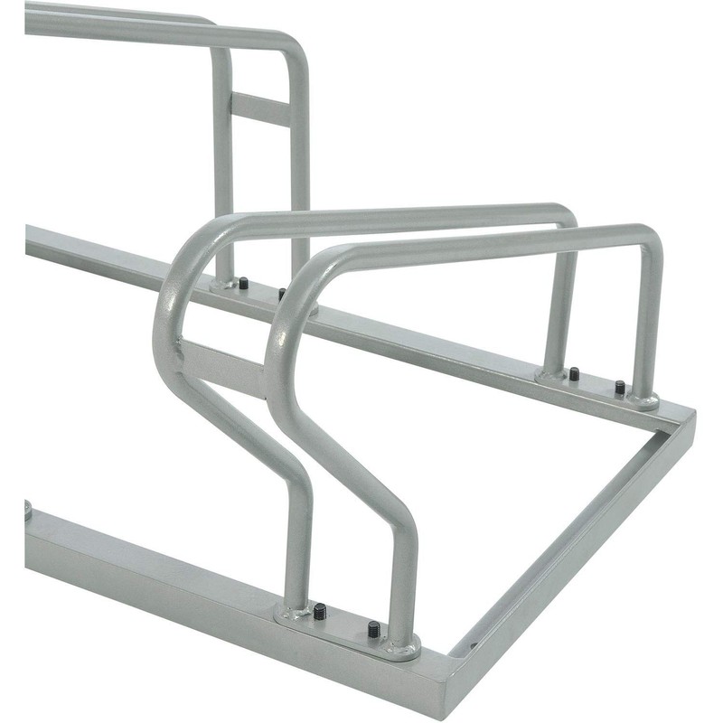 Global Industrial Low Profile Bike Rack, Single Sided Version, 6-Bike