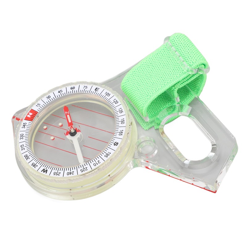 Orienteering Compass Luminous Versatile Sensitive Portable Backpacking Compass for Camping