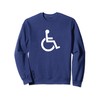 Classic Blue and White Handicap Sign Gifts Sweatshirt