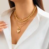 Gold Silver Layered Choker Necklaces for Women Teen Girls, Stackable