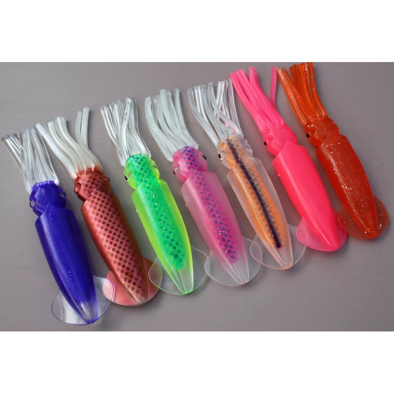 Custom Offshore Tackle 3D SQUIRT SQUID FISHING LURE 11" TUNA