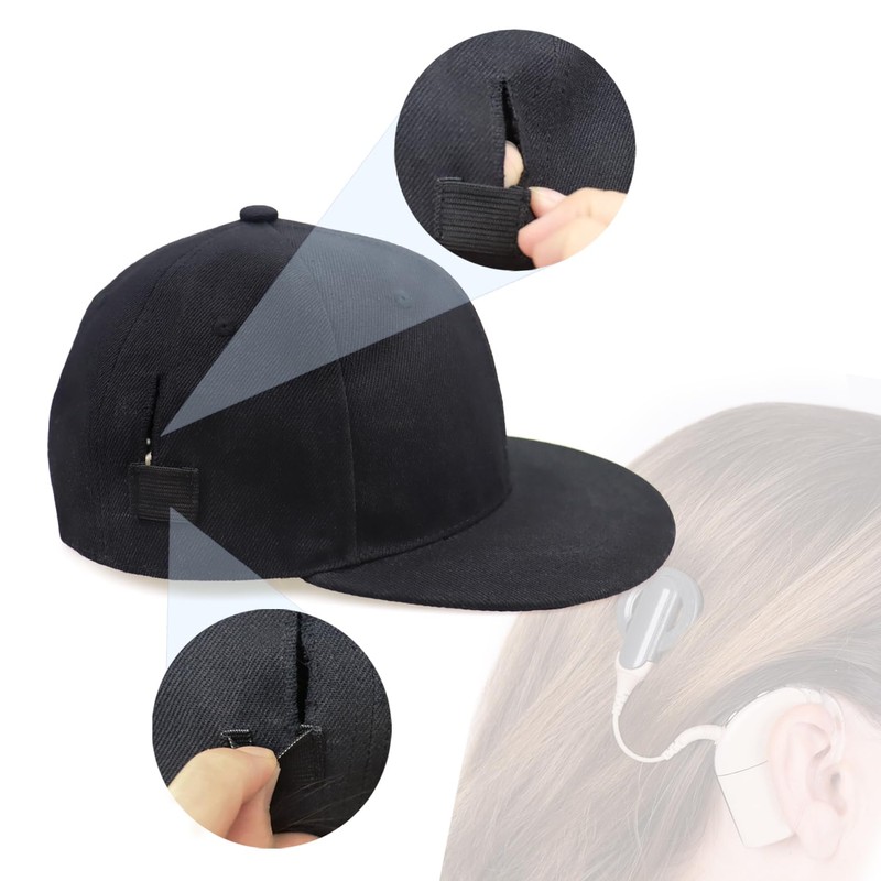 pinklilycare Cochlear Implant Holder Cap Men and Women's Headband -