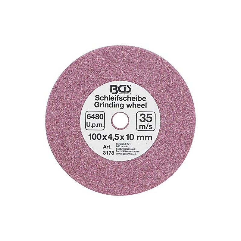 BGS Sanding Disc and 0,404100x 4.5x 10mm (10mm (3/8), 3178