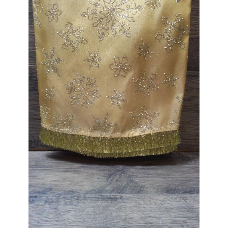 Holiday Time NEW! Holiday Time 48" Gold Glitter Snowflake Christmas