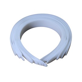 Art Cove 1 inch 25mm Wide White Plain Plastic Headbands Bulk 12 Pieces