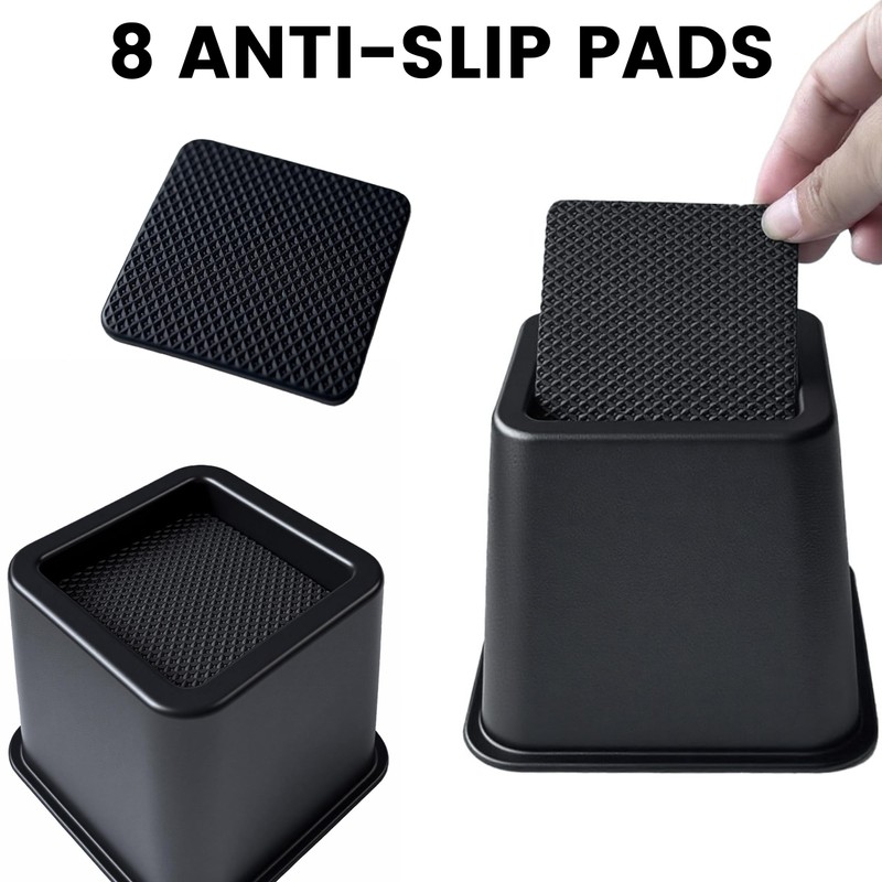 Simple＆Opulence Bedding Adjustable Bed Furniture Risers - Elevation in Heights