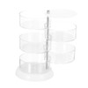 sourcing map Rotating Hair Accessories Organizer, 5-Layers Plastic Jewelry Holder,