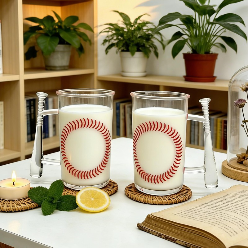 17oz Acrylic Mug with Handle,Baseball Gifts for Men, Beer Cup