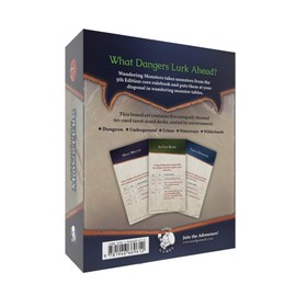 Nord Games: Wandering Monsters: Boxed Set - 5e RPG Storytelling Cards, 300 Tarot Sized Cards, Encounters by Environment, Tabletop Roleplaying D&D